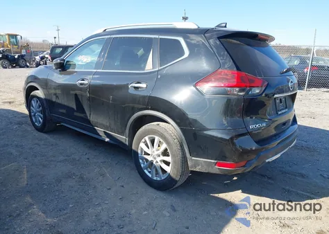 2019 Nissan Rogue Sv из США, поврежденный, VIN KNMAT2MV1KP536060